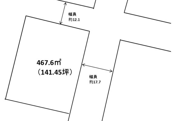 福山市本庄町　貸土地　141坪　事業用地